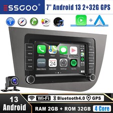 Für Seat LEON 1P1 2005-2012 Android 14 Autoradio Carplay  GPS NAVI RDS WIFI +KAM