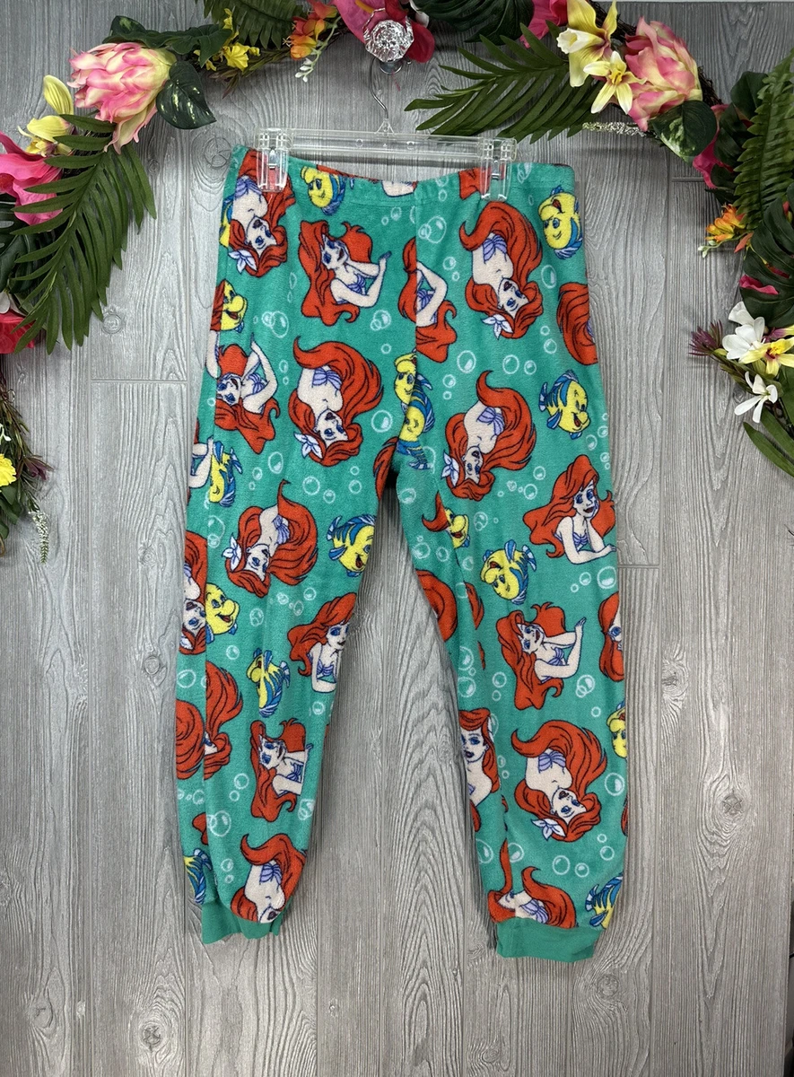 Disney Pajama Pants Sleepwear Girls Size Large 12 14 Fleece Little