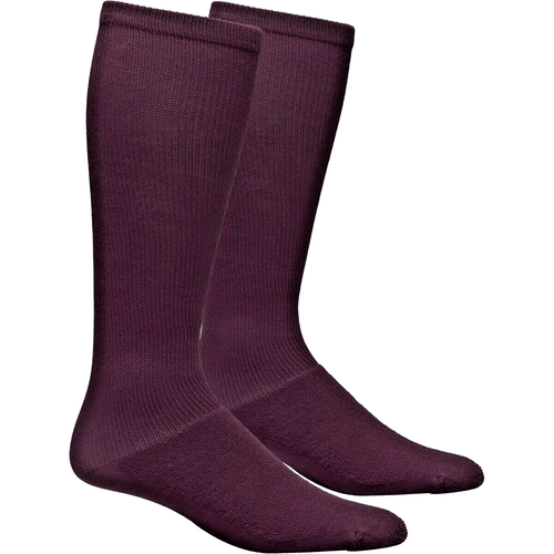 Sof Sole, KH, Sports Performance Maroon Adult Socks 2 Pair Size Men's 10-12.5 - Picture 2 of 2