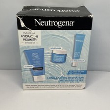 Neutrogena Hydro Boost Hydration Regimen Skincare Set -3 Pieces- New In Box