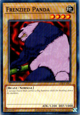 Frenzied Panda LOB-EN081 Yu-Gi-Oh! Light Play 25th