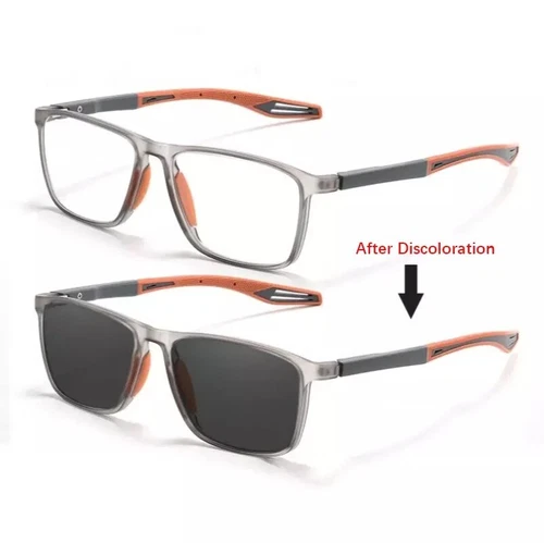Photochromic Reading Glasses For Men Square Outdoor Sunglasses -1.00 -4.00 - Picture 15 of 17