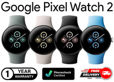 Google Pixel Watch 2 41mm - LTE Unlocked  WiFi - Black  Gold  Silver w/Band