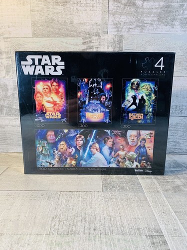 Star Wars (4) Puzzles New Hope - Empire Strikes - Return of The Jedi SEALED