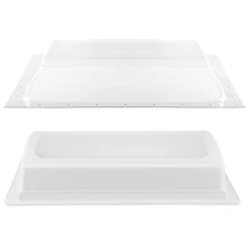 RecPro RV Skylight Low Profile Inner + Outer Dome 14 x 22 Camper Sky Light