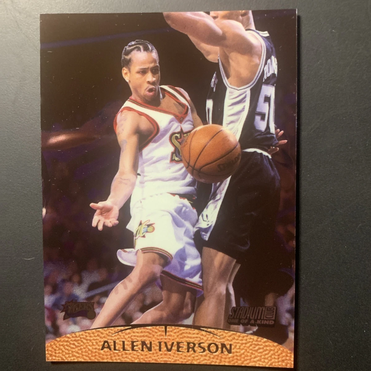 【確認用】アイバーソン① Allen Iverson Basketball Serial Numbered Sports Trading Cards