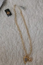Gemelli Pave Heart Gold Necklace - New in Pouch