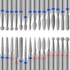 30 Pcs 3/32 Inch Nail Drill Bits Set Manicure Pedicure Kit for Acrylic Gel Nails