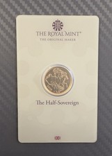 Half Sovereign 2025 Gold Bullion Coin - Last Of The Rose Gold 22ct 3.99g sealed