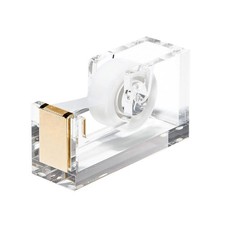 Acrylic Tape Dispenser Modern Desk Organizer for Office Supplies Heavy Du...