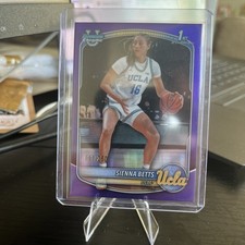 Topps 2025 Bowman Chrome Sienna Betts UCLA Purple Rookie Serial #250 Basketball