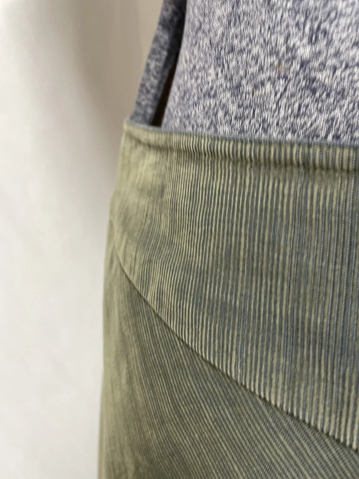 Falda Talbots Talla 18W Pequeña Fina Pana Denim Estilo Mezcla de Algodón Dobladillo Crudo Foto 3 de 4