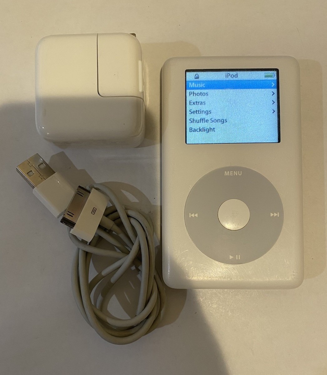 Apple iPod photo classic 4th Generation White (30 GB) for