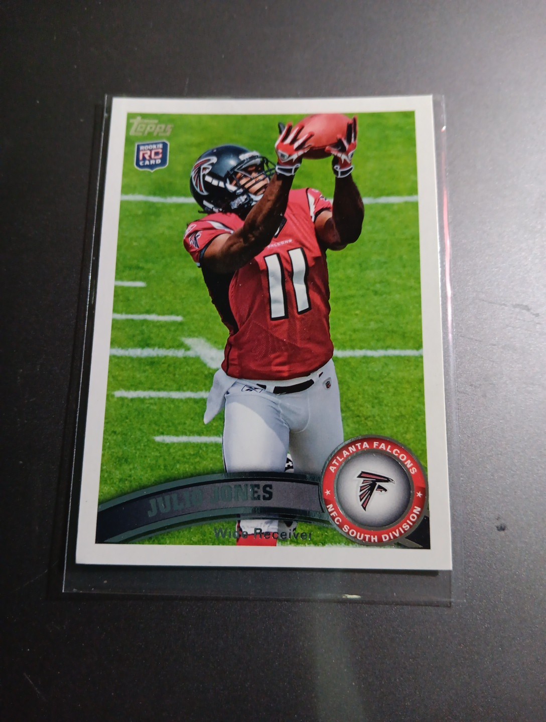 2011 Topps - Julio Jones #350 Catching Ball Facing Left (RC)