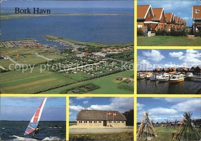 Bork Havn Luftaufnahme Hafen 
