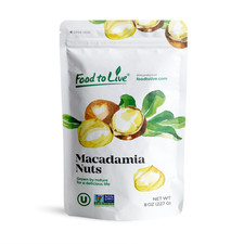 Macadamia Nuts, Pieces, Roasted and Salted Vegan, Kosher, Bulk