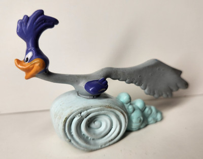Looney Tunes SPEEDING ROAD RUNNER Applause 1988 PVC Cake Topper Figure