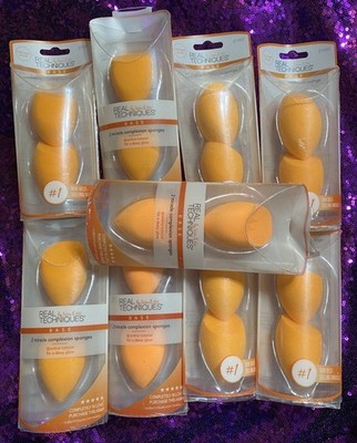 11-Pack Real Techniques by Sam & Nic BASE 2 Miracle Complexion Sponges Orange NE