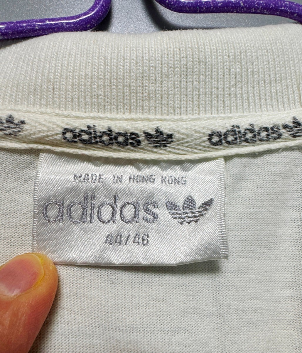 ADIDAS VINTAGE RETRO TENNIS POLO SHIRT 1990`S STEFAN EDBERG SIZE