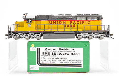 HO Latón OMI Overland Modelos UP Union Pacific EMD SD40 Personalizado Pintado No. 3004 | Condition: Used