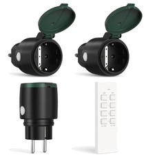 Funksteckdosen Set Außen  2300W Fernbedienung