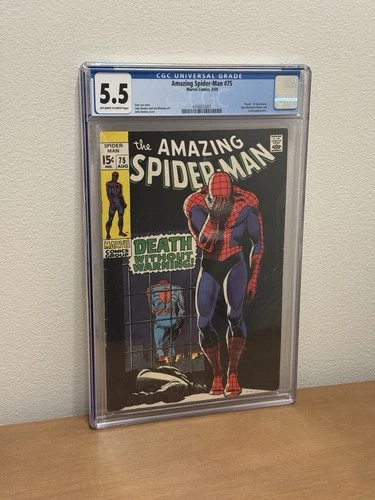 Amazing Spider-Man #75 CGC 5.5 (Marvel, 1969) Stan Lee and John Romita
