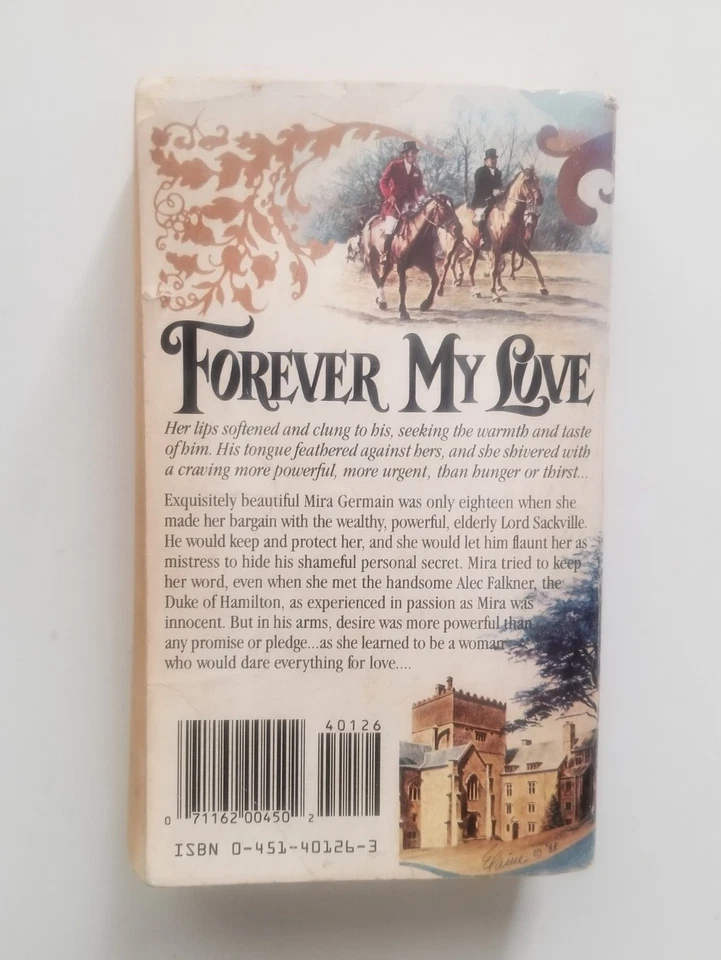 Forever My Love, Лиза Клейпас, 1-й выпуск в мягкой обложке 1988 - Изображение 2 из 4