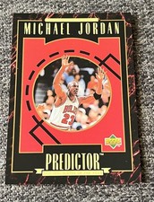 1995-96 Upper Deck Basketball Predictor #R3 DPOY Michael Jordan - Bulls
