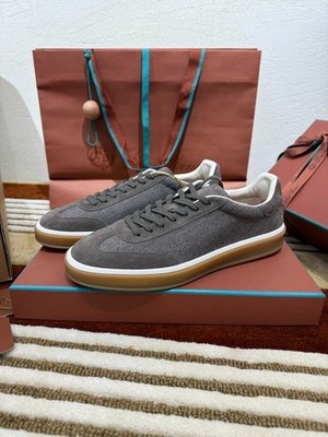 loro piana tennis walk sneaker Gray authentic New Unisex | eBay