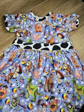 Girls Disney Botique Dress Toy Story all over print Size 12 Paige's Pretties