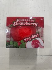 Sealed Sunny Days Jumbo Squeezy Strawberry Squishy Toy Stress Relief Sensory Fun