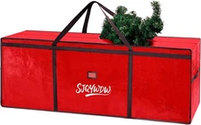Small Christmas Tree Storage Bag 4ft/5ft – Heavy Duty PE-4ft, Red 