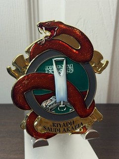 USMC Marine Embajada Guardia de Seguridad Destacamento Arabia Saudita Desafío Moneda