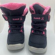 Kamik Stance2 Boot Toddlers' Pink Size 7 Waterproof Snow EUC