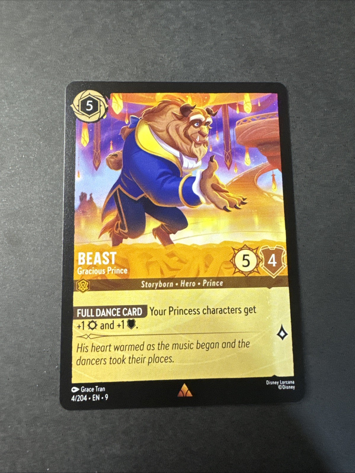 Beast Gracious Prince Rare 4/204 Lorcana Fabled NM