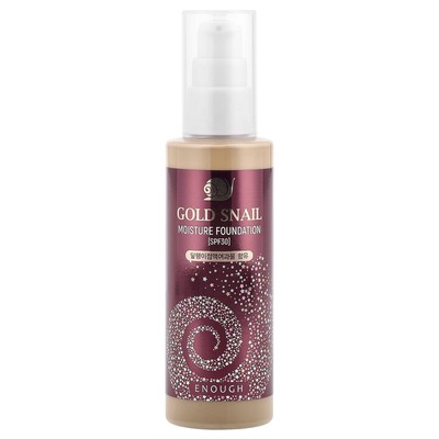 Gold Snail, Moisture Foundation, SPF 30 PA++, #21, 3.38 fl oz (100 ml)