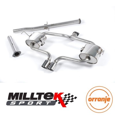Milltek MINI Cooper S R52 R53 Exhaust System Cat Back Resonated OR Non ...