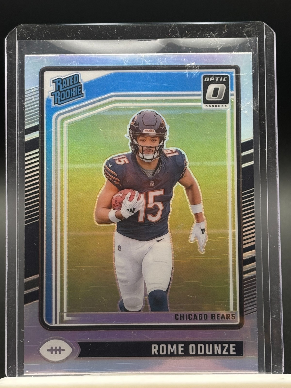 2024 Panini Donruss Optic - Rated Rookie Rome Odunze #286 Holo Prizm (RC)