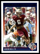 JAHEIM BELL 2024 PANINI SCORE FOOTBALL RC NEW ENGLAND PATRIOTS #384