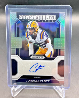 2022 Panini Prizm Draft CORADALE FLOTT Silver Prizm AUTO LSU | eBay