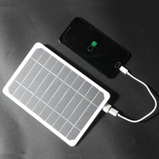 USB Solar Panel Charger Power Bank 5W 5V Outdoor Solar Charger for Cell Phone