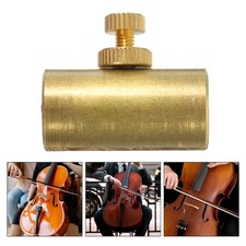 Golden Metal Violin Wolf Tone Mute Violin Accessories for Instruments