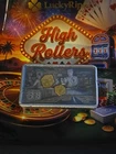 LUCKY RIPS Serial #002 Craps 5oz Silver Bar + 1/10 oz Gold Limited Edition