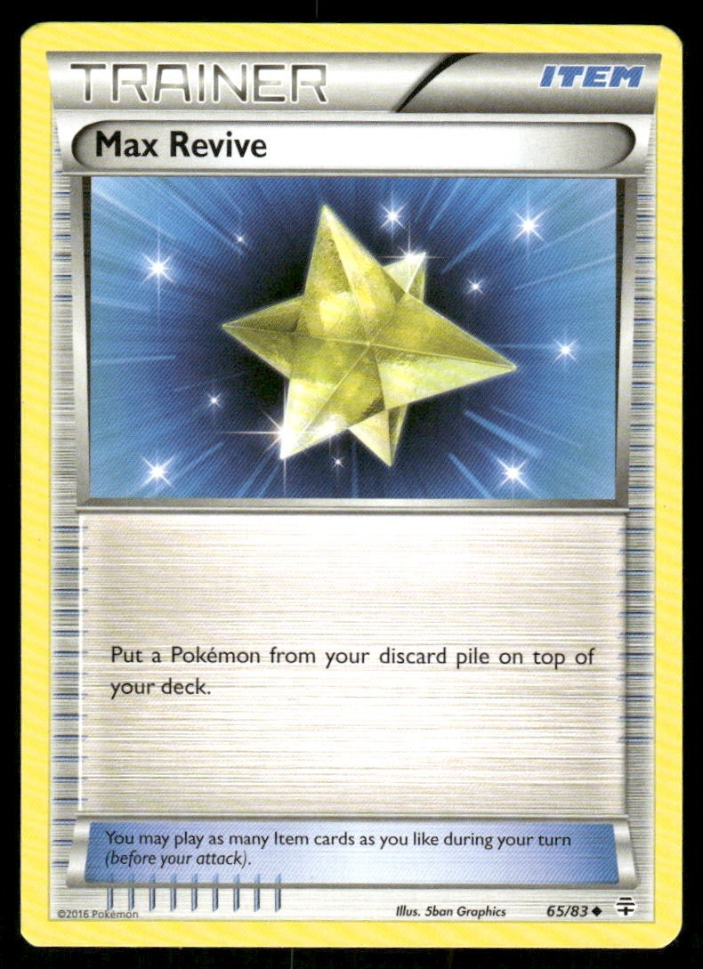 Pokemon Tcg Max Revive #65 Pokemon Generations NM