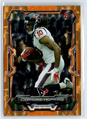 2015 Bowman Veterans Rainbow Orange Ice #48 DeAndre Hopkins Texans /50