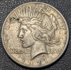 1921 High Relief Peace Silver Dollar $1 - Old Glory C&C Weekly 1c Auction!