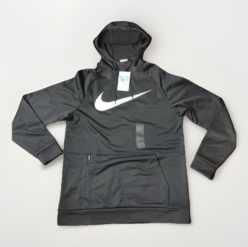 Nike Sportswear Uomo Therma-Fit Pullover Felpa con Cappuccio Nero CU6238-010 - Foto 1 di 17