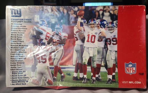 2008 Topps Super Bowl XLII Champions NY Giants Commemorative Set Factory Sealed - Picture 8 of 13