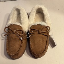 Sonoma Goods For Life SINTIA Women's Moccasin Slippers Chestnut Sx 5-6