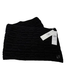 Calvin Klein Infinity Loop Scarf Black Acrylic Blend Style A0K6238 New With Tags